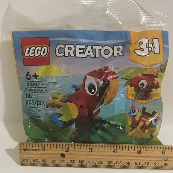 LEGO Creator 30581 Tropical Parrot Bird 3 In 1 - Picture 5 of 5